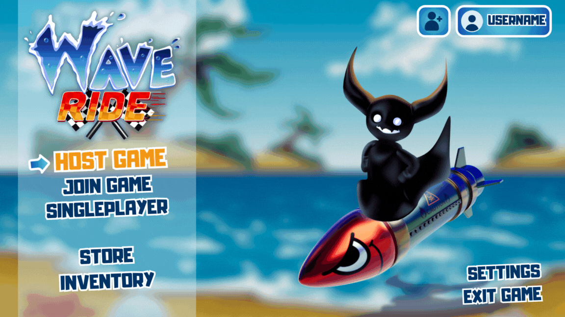 Wave Ride Main Menu